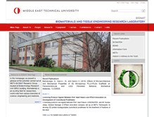 Tablet Screenshot of biomed.metu.edu.tr