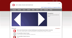 Desktop Screenshot of dmc.metu.edu.tr