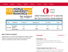 Tablet Screenshot of fedu.metu.edu.tr