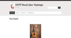 Desktop Screenshot of gitar.metu.edu.tr