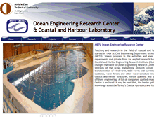 Tablet Screenshot of ocean.ce.metu.edu.tr