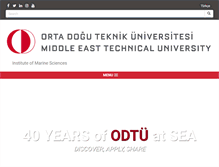 Tablet Screenshot of ims.metu.edu.tr