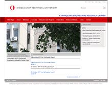 Tablet Screenshot of eerc.metu.edu.tr