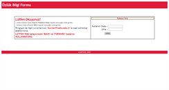Desktop Screenshot of ozlukbilgi.metu.edu.tr