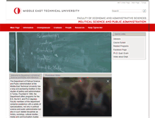 Tablet Screenshot of padm.metu.edu.tr