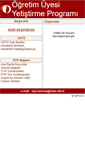 Mobile Screenshot of oyp-basvuru.metu.edu.tr