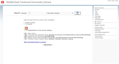 Desktop Screenshot of library.metu.edu.tr