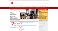 Desktop Screenshot of mete.metu.edu.tr