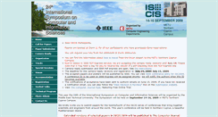 Desktop Screenshot of iscis.metu.edu.tr