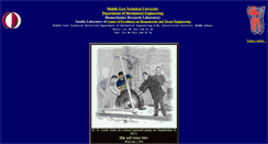 Desktop Screenshot of biomechanics.me.metu.edu.tr