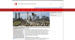 Desktop Screenshot of kora.metu.edu.tr
