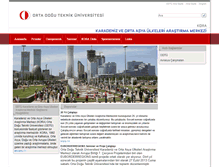 Tablet Screenshot of kora.metu.edu.tr