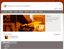 Tablet Screenshot of mems.metu.edu.tr