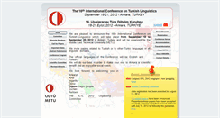 Desktop Screenshot of ictl2012.metu.edu.tr