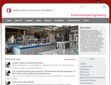 Tablet Screenshot of enve.metu.edu.tr