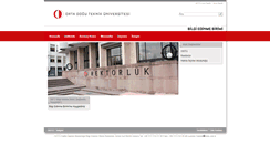 Desktop Screenshot of beb.metu.edu.tr