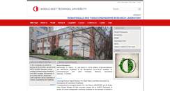Desktop Screenshot of biomat.metu.edu.tr