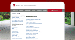 Desktop Screenshot of catalog.metu.edu.tr