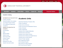 Tablet Screenshot of catalog.metu.edu.tr