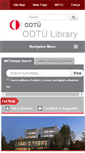 Mobile Screenshot of lib.metu.edu.tr