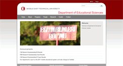 Desktop Screenshot of eds.metu.edu.tr