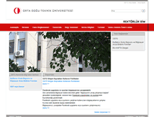 Tablet Screenshot of po.metu.edu.tr