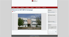 Desktop Screenshot of ceit1.metu.edu.tr