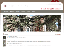 Tablet Screenshot of fef.metu.edu.tr