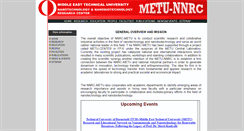 Desktop Screenshot of nnrc.metu.edu.tr