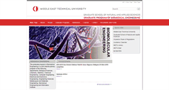 Desktop Screenshot of bme.metu.edu.tr