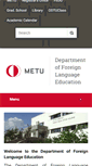 Mobile Screenshot of fle.metu.edu.tr
