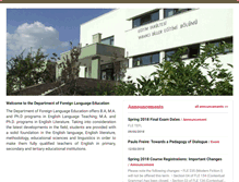 Tablet Screenshot of fle.metu.edu.tr