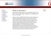 Tablet Screenshot of eduroam.metu.edu.tr