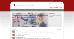 Desktop Screenshot of pdo.metu.edu.tr